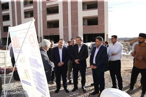 باز دید از پروژه های نهضت ملی مسکن در استان خوزستان