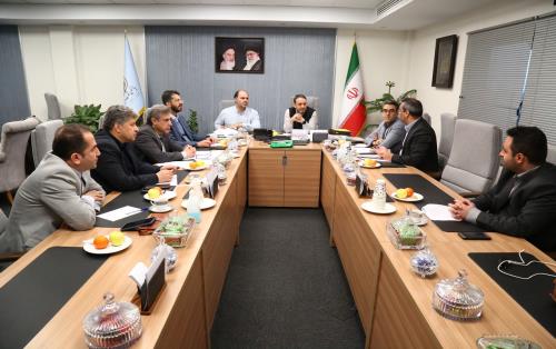 جلسه مهندس فلاحی معاون پشتیبانی با مجمع کردستان