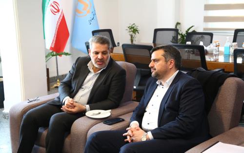 جلسه مهندس صالحی رئیس بنیاد مسکن انقلاب اسلامی با مدیر عامل شرکت شصتا
