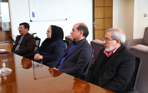 دیدار کانون بازنشستگان با مهندس صالحی رئیس بنیاد مسکن انقلاب اسلامی