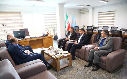 جلسه مهندس صالحی رئیس بنیاد مسکن انقلاب اسلامی با مدیر عامل شرکت شستا